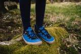 Be Lenka Dziecięce trampki barefoot Xplorer - niebieskie - czarna oliwka