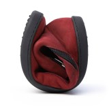 Shapen Cozzy zimowe buty barefoot kolor bordowy