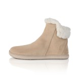 Shapen Fluffy beige | beżowe zimowe damskie buty barefoot
